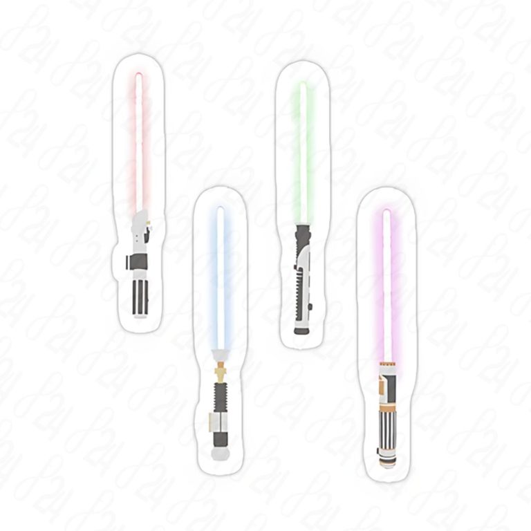استیکر لوگوی 4 piece Light Saber Set جنگ ستارگان