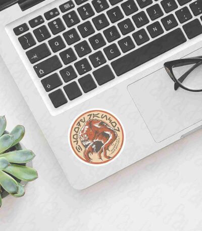 استیکر Bloody Rancor Ogas Coaster 36 روی لپ تاپ