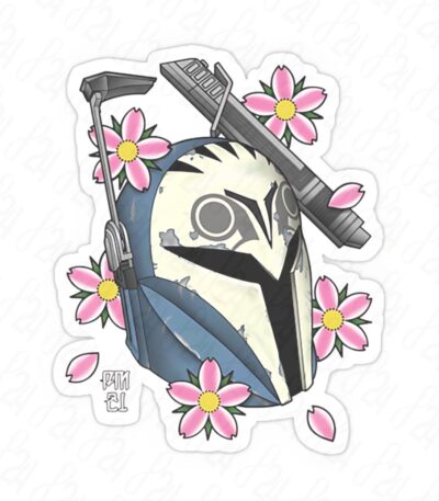 استیکر لوگوی Bo Katan Helmet جنگ ستارگان