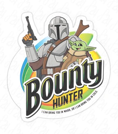 استیکر لوگوی Bounty Hunter جنگ ستارگان